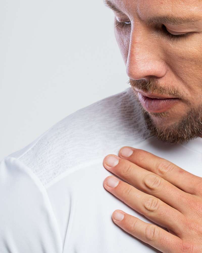 Camiseta Siux Jacquard Blanca