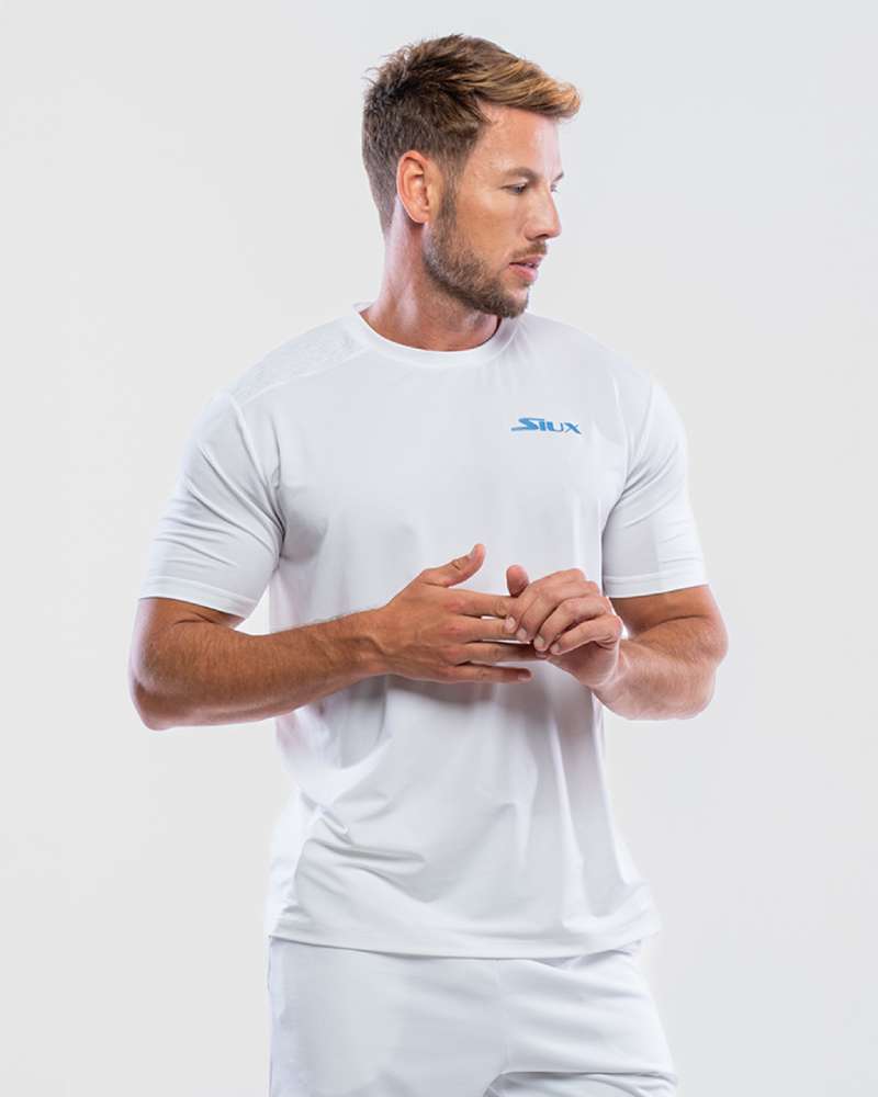Camiseta Siux Jacquard Blanca