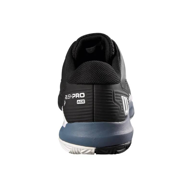 Zapatilla Wilson Rush Pro Ace Clay Negro Azul Wrs331240