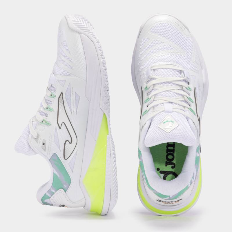 Zapatilla Joma Spin Lady 2402 Blanco Verde