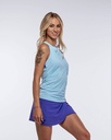 Top Siux Pleat Mujer Azul