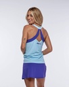 Top Siux Pleat Mujer Azul
