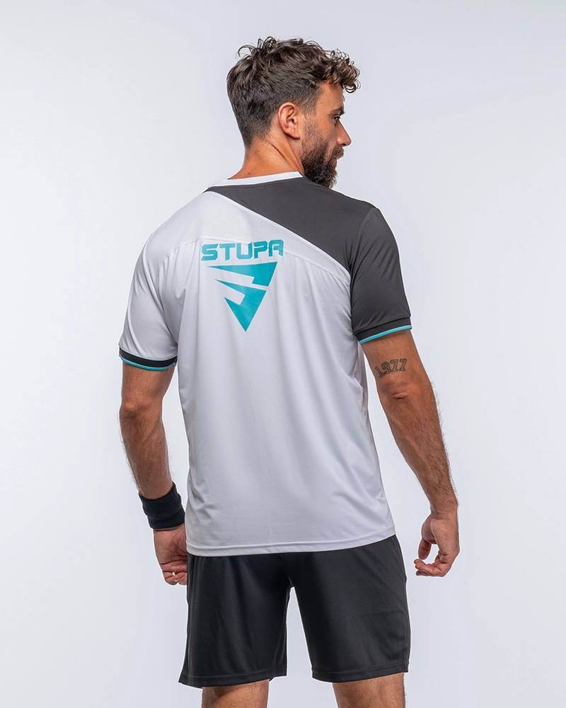 Camiseta Siux Electra Stupa  Fw24 Hombre Blanco