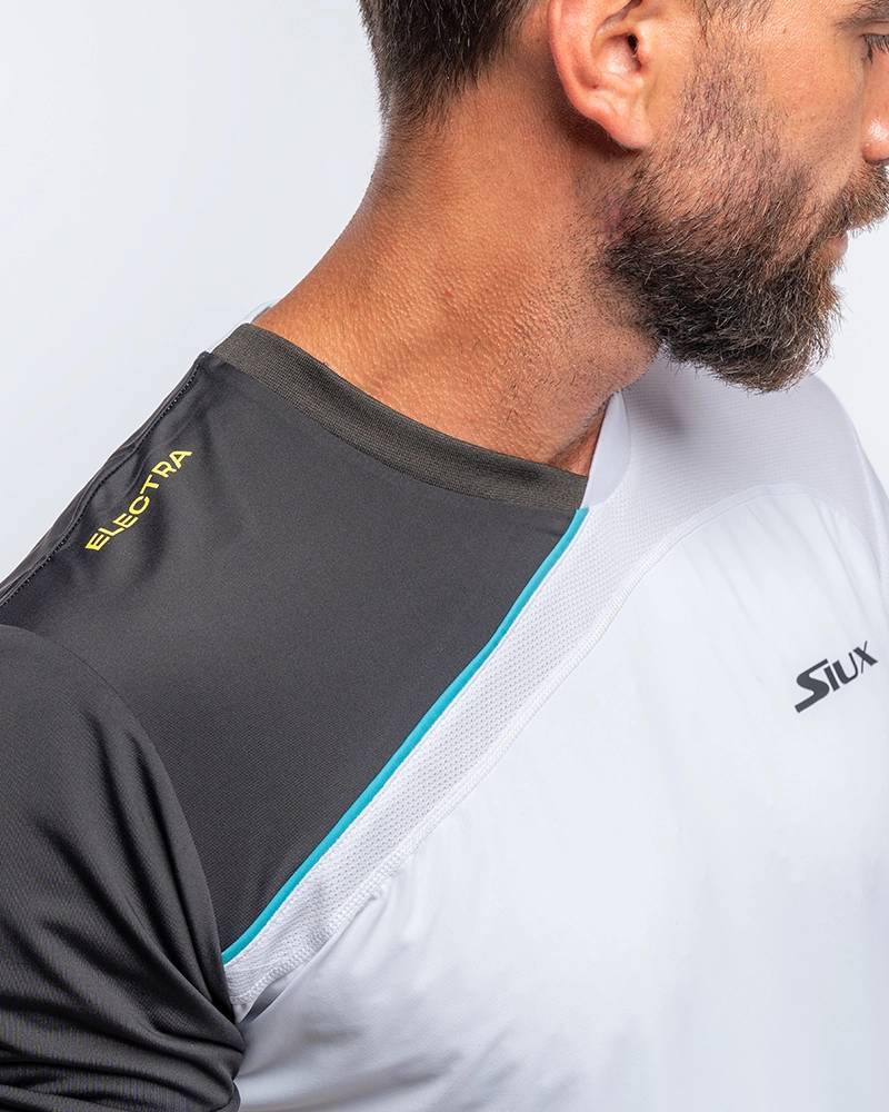 Camiseta Siux Electra Stupa  Fw24 Hombre Blanco