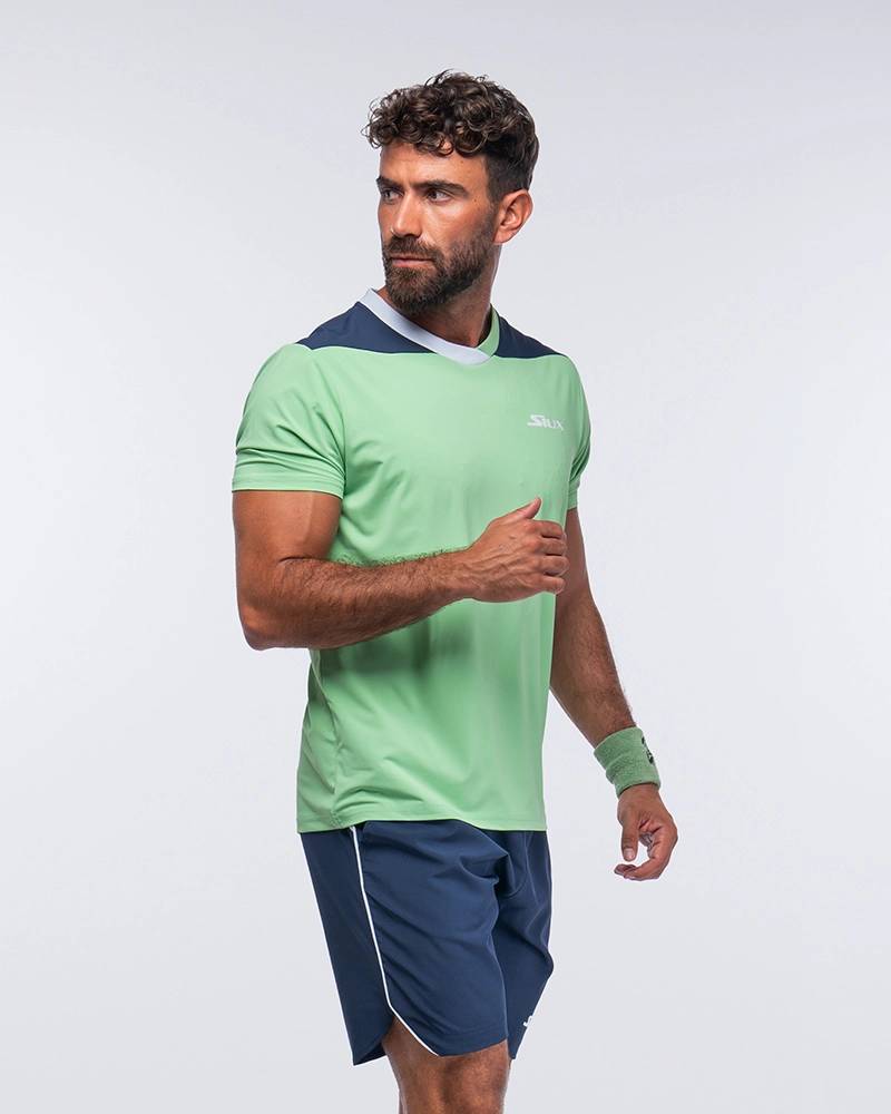 Camiseta Siux Split Hombre Verde