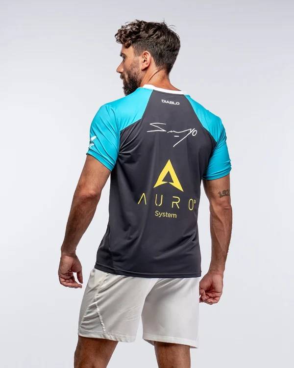 Camiseta Siux Diablo Sanyo Oficial Fw24 Hombre Gris