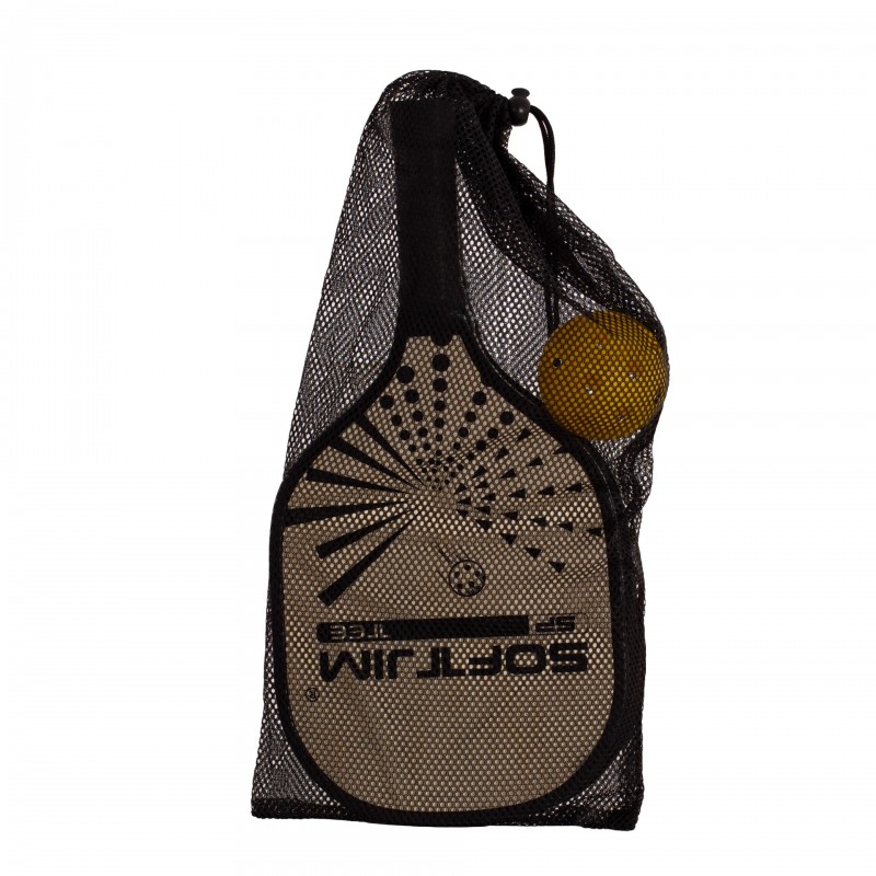 Pack Raquetas Madera Con Pelota Y Funda Pickleball