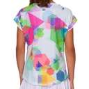 Camiseta  Bidi  Badu  Kaleido Capsleeve Blanco Mix Junior