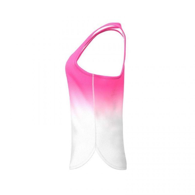 Camiseta Bidi  Badu Tirantes Gradiant Rosa Blanco Junior