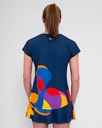 Camiseta Bidi Badu Twiggy  Capsleeve Azul Oscuro Mix Mujer