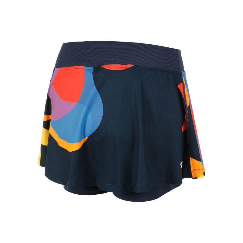Falda Bidi Badu Twiggy Printed Wavy Azul Mix