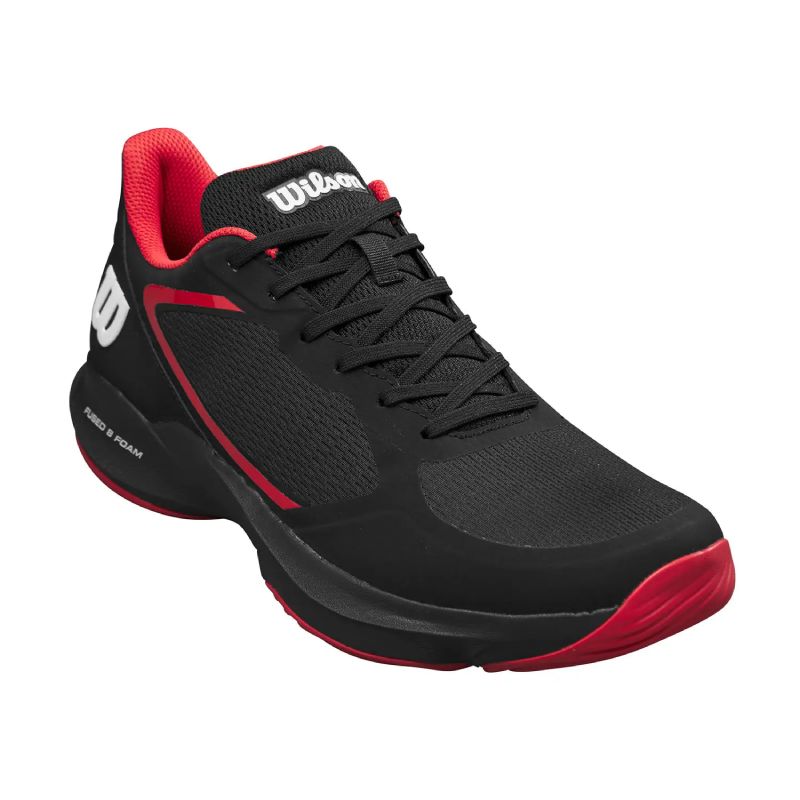 Zapatillas Wilson Hurakn Lite Negro Rojo Blanco