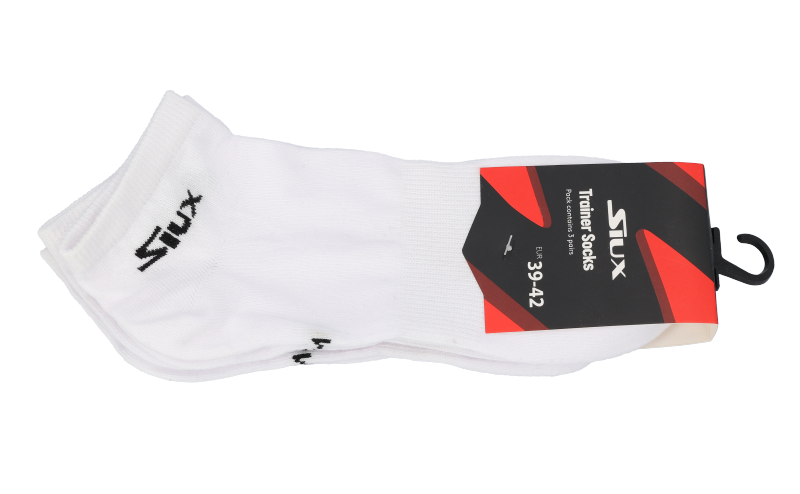 PACK 3 CALCETINES SIUX BLANCOS DHAKA CORTOS