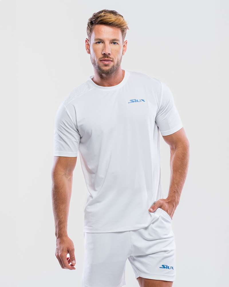 Camiseta Siux Jacquard Blanca