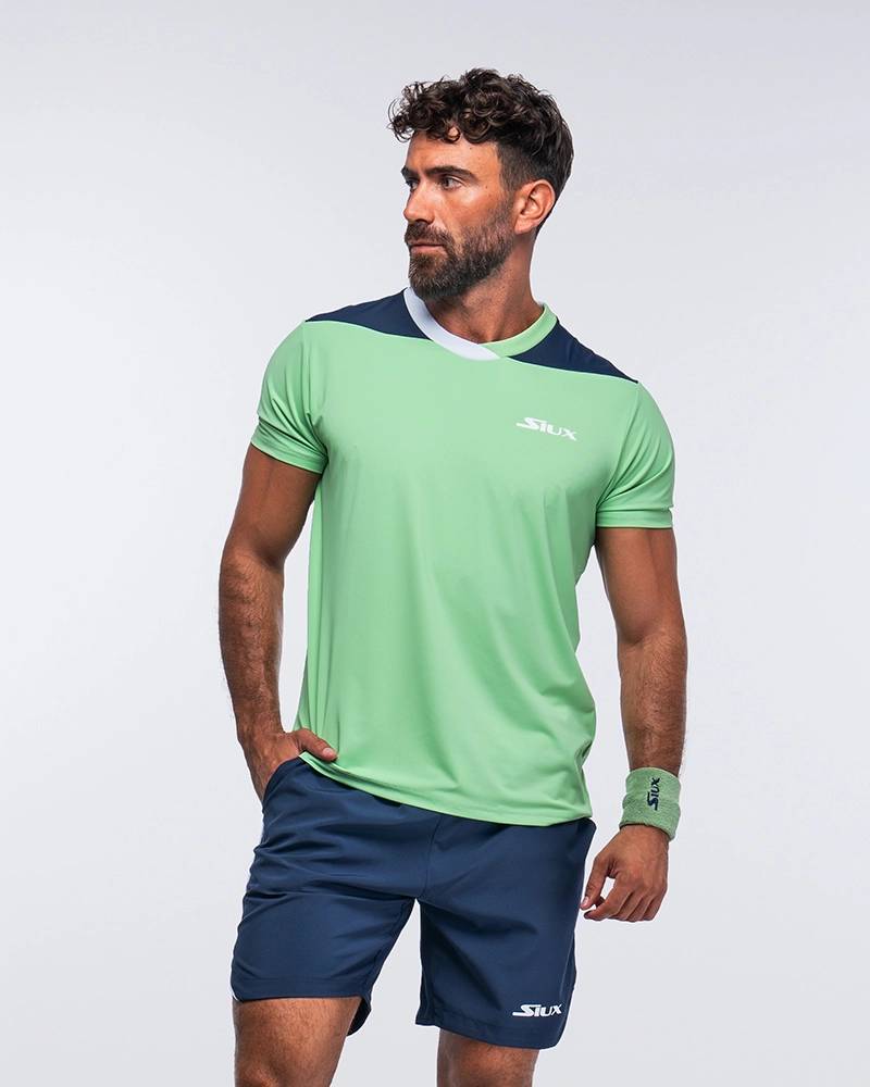 Camiseta Siux Split Hombre Verde