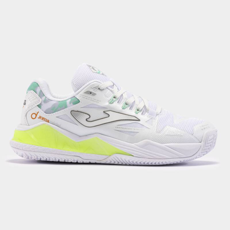 Zapatilla Joma Spin Lady 2402 Blanco Verde