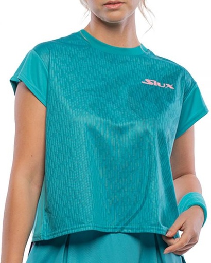 Top Siux Billow Turquesa Mujer